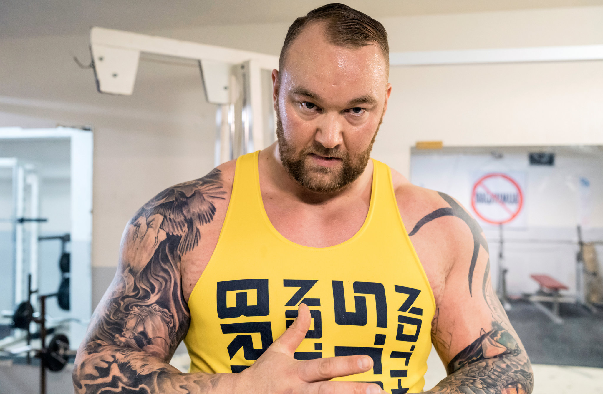 "Thần Thor" Bjornsson không ngán so tài với Mike Tyson