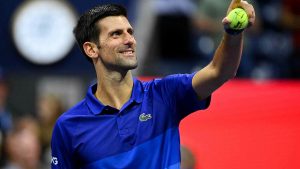 Novak Djokovic thi đấu tận lực tại US Open 2021