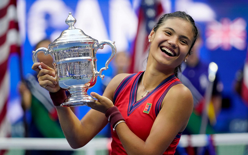 Emma Raducanu đạt giải vô địch tennis US Open 2021