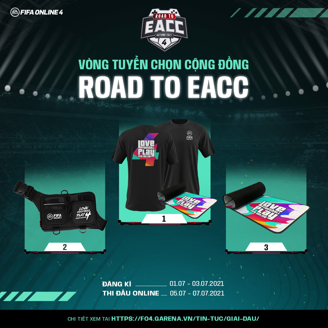 Giải thưởng hấp dẫn của Road to EACC