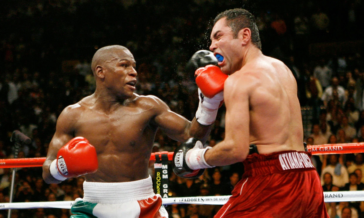 De La Hoya vs Floyd Mayweather