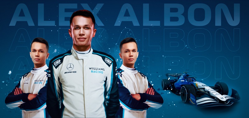 Tay đua Alex Albon sẽ gia nhập đội Williams trong mùa F1 2022