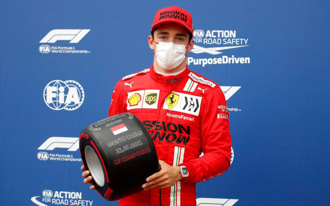 Charles Leclerc giành pole cho Ferrari tại GP Monaco