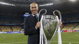 HLV Zinedine Zidane dự khán trận Real Madrid tiếp Celta Vigo