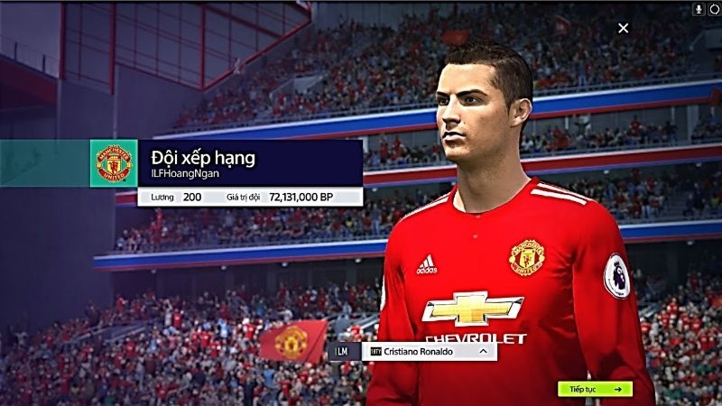 Những thay đổi của Ronaldo trong FIFA Online 4 sau khi trở về Man Utd